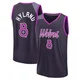Bones Hyland ＃8 Minnesota Timberwolves 2025/26 Youth Fast Break Purple City Edition Jersey