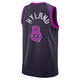 Bones Hyland ＃8 Minnesota Timberwolves Swingman 2025/26 Men's Purple City Edition Jersey