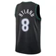 Bones Hyland ＃8 Minnesota Timberwolves Swingman Black Men's Classic Edition Jersey
