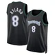 Bones Hyland ＃8 Minnesota Timberwolves Swingman Black Youth Classic Edition Jersey
