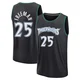 Enrique Freeman ＃25 Minnesota Timberwolves Black Youth Fast Break Classic Edition Jersey