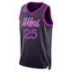 Enrique Freeman ＃25 Minnesota Timberwolves Swingman 2025/26 Youth Purple City Edition Jersey