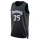 Enrique Freeman ＃25 Minnesota Timberwolves Swingman Black Men's Classic Edition Jersey