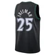 Enrique Freeman ＃25 Minnesota Timberwolves Swingman Black Men's Classic Edition Jersey