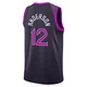 Kyle Anderson ＃12 Minnesota Timberwolves Swingman 2025/26 Men's Purple City Edition Jersey