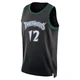 Kyle Anderson ＃12 Minnesota Timberwolves Swingman Black Youth Classic Edition Jersey
