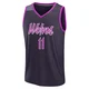 Naz Reid ＃11 Minnesota Timberwolves 2025/26 Men's Fast Break Purple City Edition Jersey