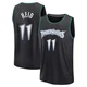 Naz Reid ＃11 Minnesota Timberwolves Black Men's Fast Break Classic Edition Jersey