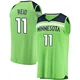 Naz Reid ＃11 Minnesota Timberwolves Green Men's Fast Break Jersey - Statement Edition