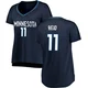 Naz Reid ＃11 Minnesota Timberwolves Navy Women's Fast Break Jersey - Icon Edition