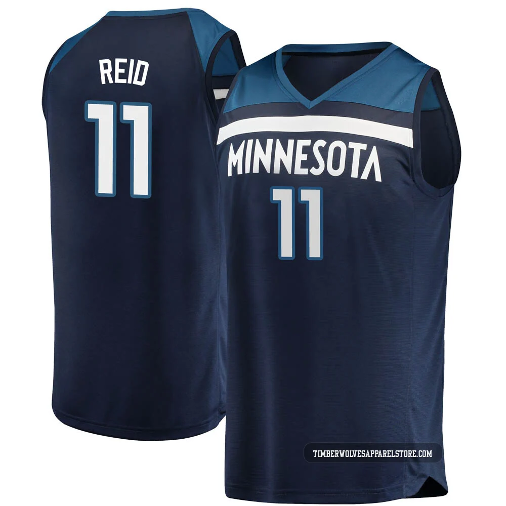 Naz Reid ＃11 Minnesota Timberwolves Navy Youth Fast Break Jersey - Icon Edition