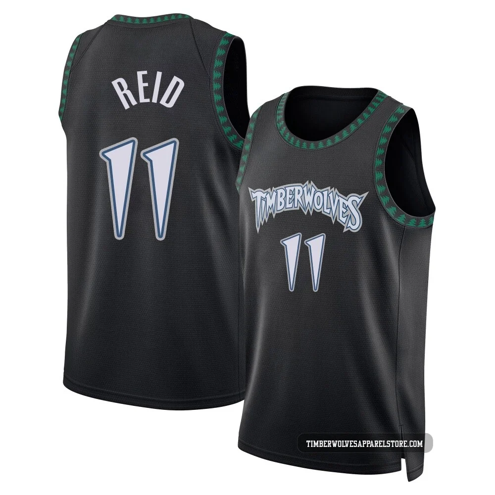 Naz Reid ＃11 Minnesota Timberwolves Swingman Black Youth Classic Edition Jersey