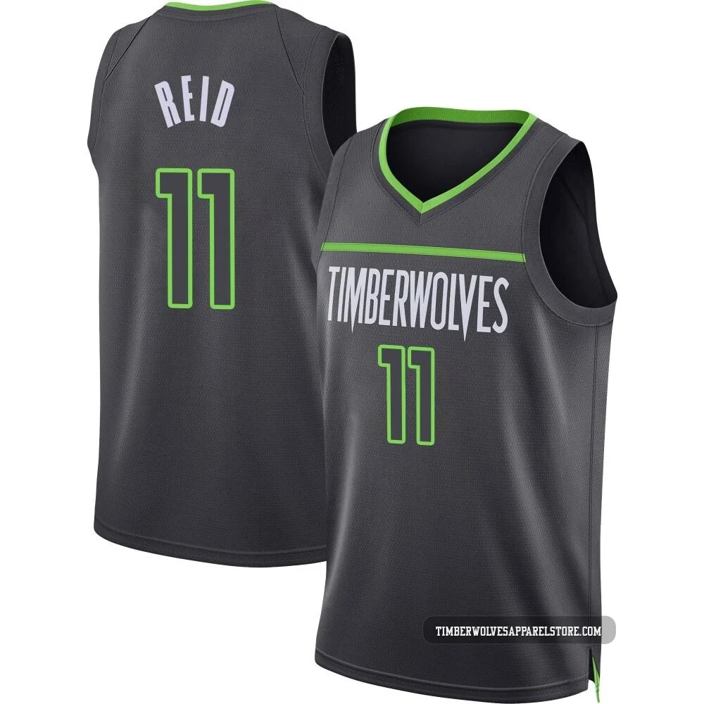 Naz Reid ＃11 Minnesota Timberwolves Swingman Charcoal Youth Statement Edition Jersey
