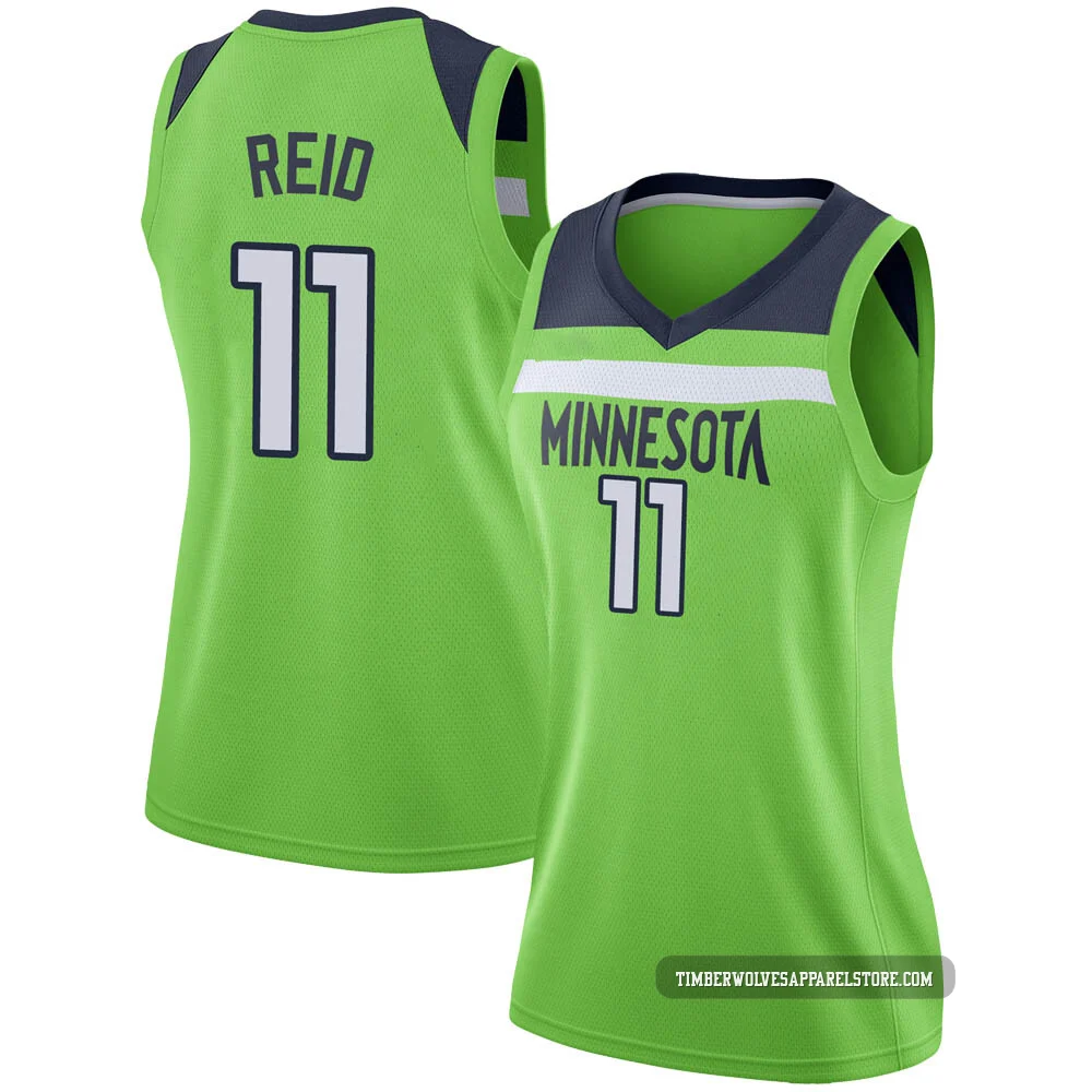 Naz Reid ＃11 Minnesota Timberwolves Swingman Green Women's Jersey - Statement Edition