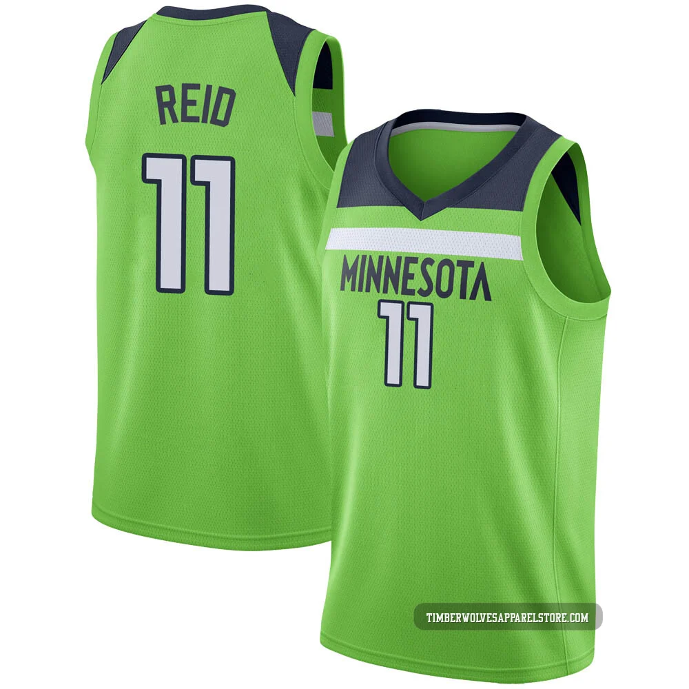 Naz Reid ＃11 Minnesota Timberwolves Swingman Green Youth Jersey - Statement Edition