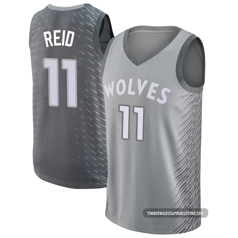 Naz Reid ＃11 Minnesota Timberwolves Swingman Men's Silver Jersey - City Edition