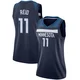 Naz Reid ＃11 Minnesota Timberwolves Swingman Navy Women's Jersey - Icon Edition