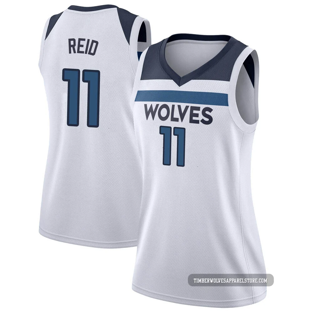 Naz Reid ＃11 Minnesota Timberwolves Swingman White Women's Jersey - Association Edition