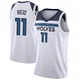 Naz Reid ＃11 Minnesota Timberwolves Swingman White Youth Jersey - Icon Edition