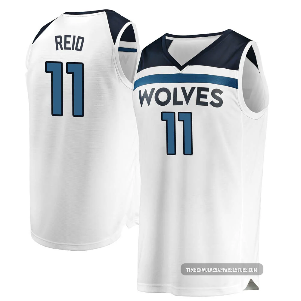 Naz Reid ＃11 Minnesota Timberwolves White Men's Fast Break Jersey - Association Edition