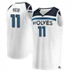 Naz Reid ＃11 Minnesota Timberwolves White Youth Fast Break Jersey - Association Edition