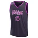 Zyon Pullin ＃15 Minnesota Timberwolves 2025/26 Youth Fast Break Purple City Edition Jersey